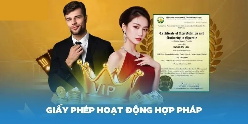 giấy phép hoạt động của 33win